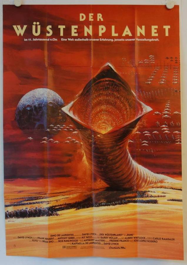 Der Wüstenplanet originales deutsches A0-Filmplakat